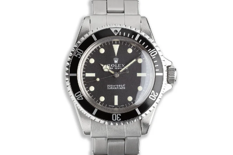 1967 Rolex Submariner Meters First Dial with Creamy "Day Glow" Lume-Rolex Watch with Advanced Mechanism -