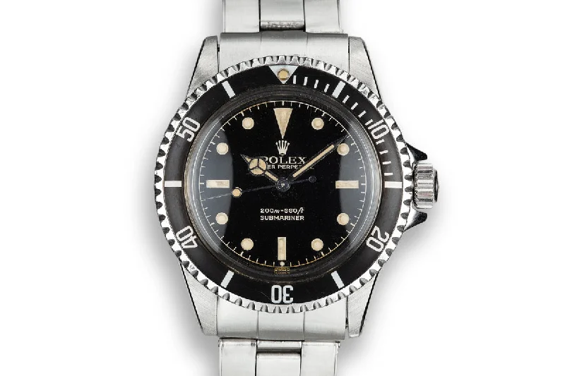 1963 Rolex Submariner 5512 PCG Meters First Exclamation Gilt Dial-Rolex Watch with Simple Elegant Design -