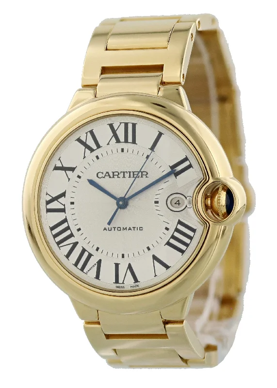 Cartier Ballon Bleu 2998 18k Yellow Gold Mens Watch-Cartier Drive de Cartier Watch -