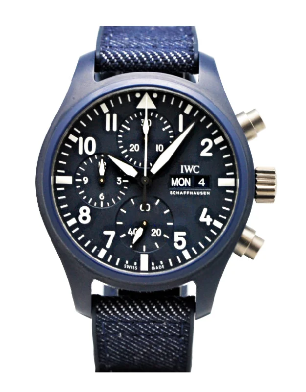 IWC Pilot's Watch Chronograph 41 Top Gun Oceana Men's Watch-IWC Watch for Iconic Timepieces -