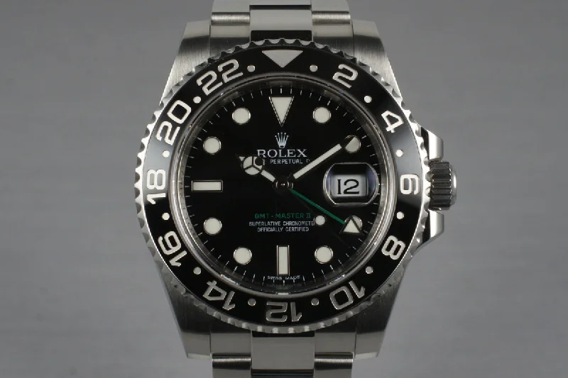 2012 Rolex GMT II 116710LN with Box-Rolex Watch with Full Calendar -