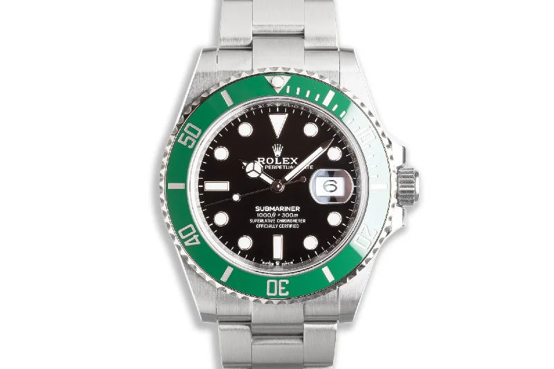 2021 Rolex Green 41mm Submariner 126610LV with Box & Card-Rolex Watch with Steel Case -