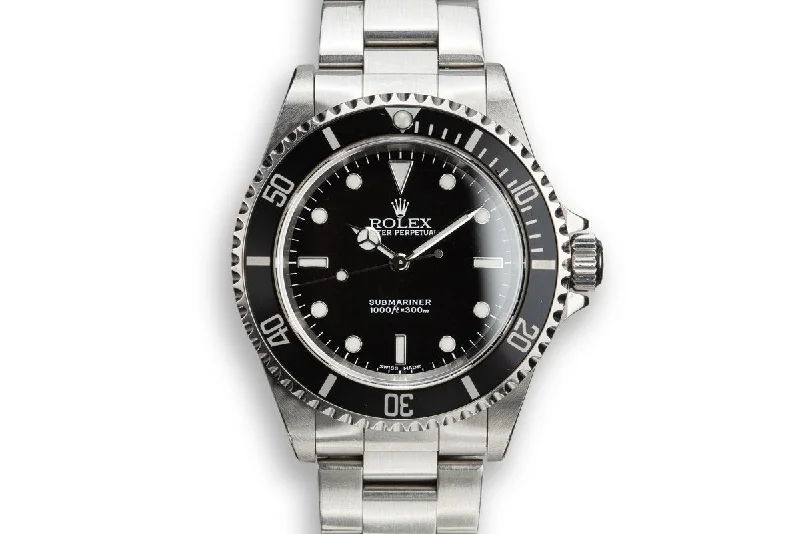 2001 Rolex Submariner 14060-Rolex Watch with Black Dial -