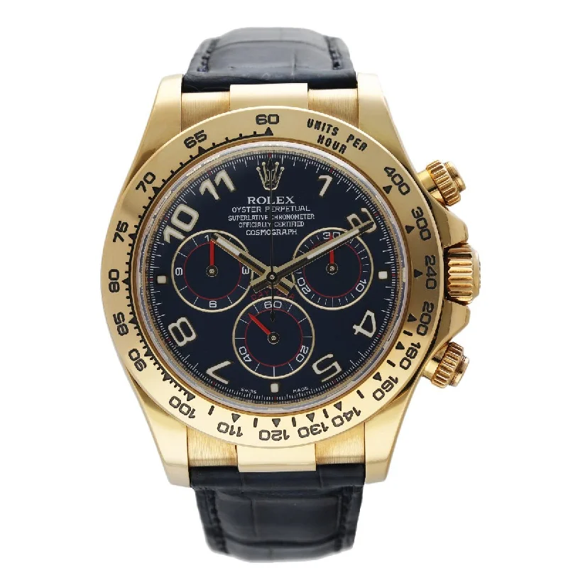 Rolex Daytona 116518 18K Yellow Gold Men's Watch Box & Papers-Rolex Watch for Classic Design -