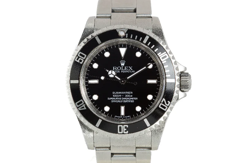 2010 Rolex Submariner 14060M 4 Line with Box, Card, Booklets, & Hangtags-Rolex Watch for Limited Releases and Collectors -