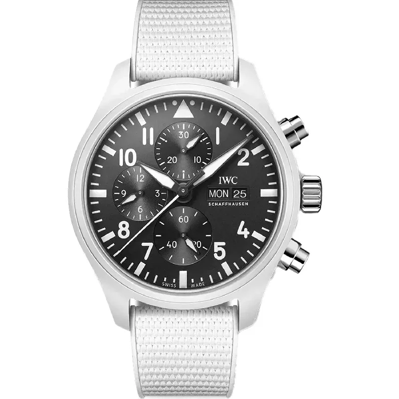 IWC Pilot’s Chronograph Top Gun Edition “LAKE TAHOE” IW389105 Black dial-IWC Aquatimer Watch -