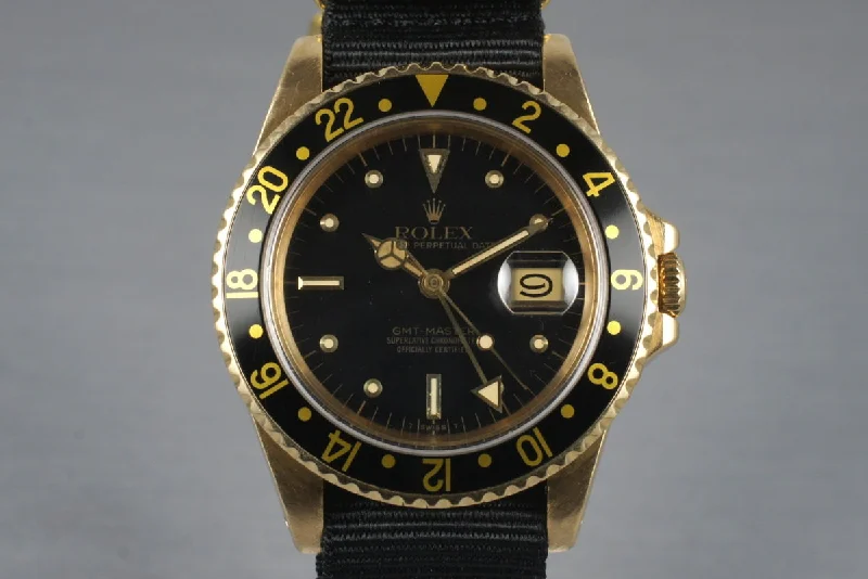 1981 Rolex 18K GMT 16758-Rolex Watch for Luxury Collecting -