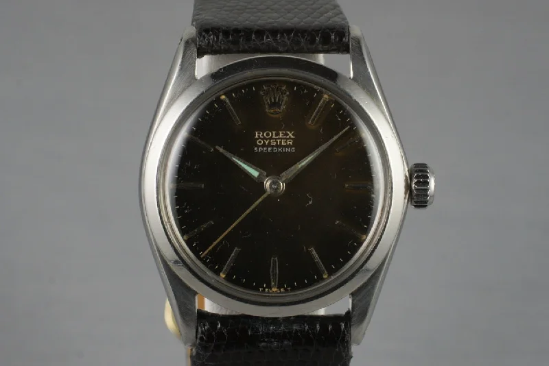 1963 Rolex Oyster Speedking 6430-Rolex Watch with Green Dial -