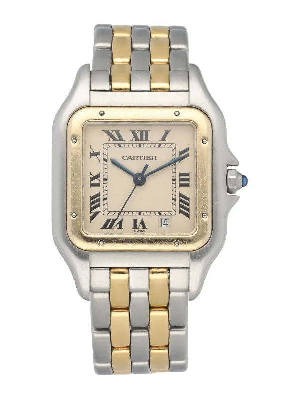 Cartier Panthere 183949 Two Row Midsize Ladies Watch-Cartier Watch with Swiss Quartz Movement -