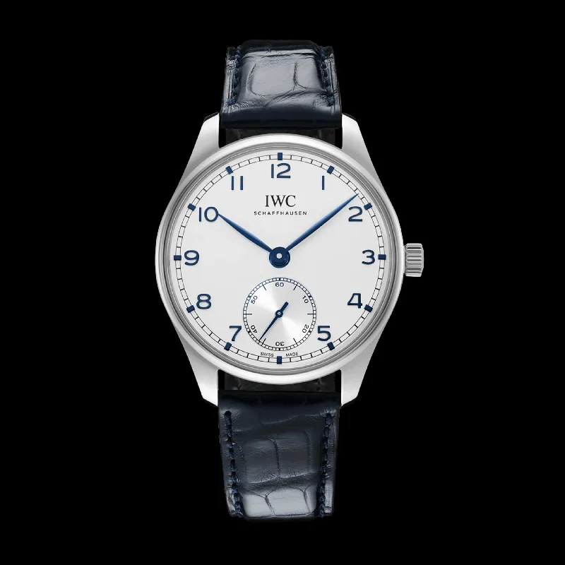 IWC Portugieser Automatic 40 Watch, 40.4mm White Dial, IW358304-IWC Watch for Luxury Collecting -