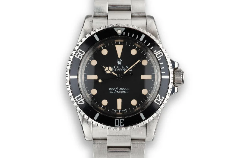 1978 Rolex Submariner 5513 with MK I Maxi Dial-Rolex Watch for Professional Use -