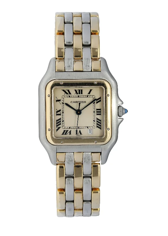 Cartier Panthere 187949 Midsize Watch-Cartier Watch with Silver Dial -