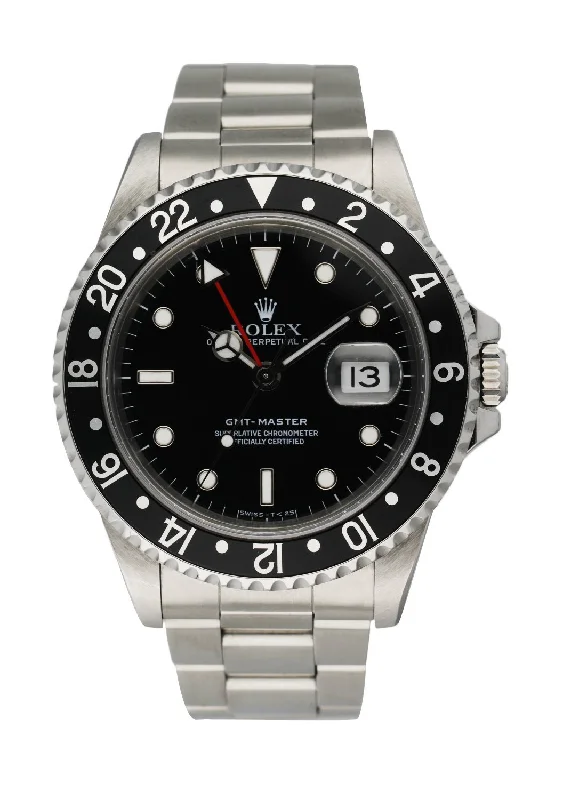 Rolex GMT Master 16700 Men's Watch-Rolex Watch with All Stainless Steel Case -