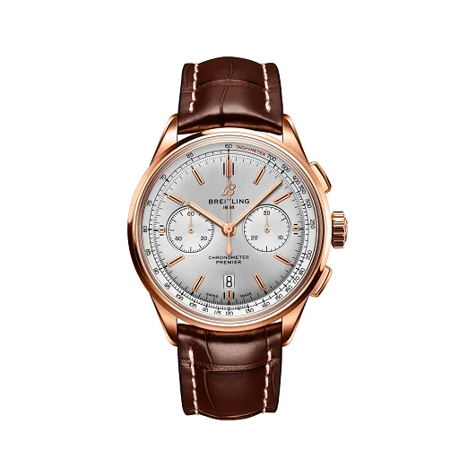 Breitling Premier B01 Chronograph 42 18K Red Gold Men's Watch-Breitling Watch with Luxury Design and Functionality -