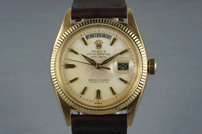 1957 Rolex 18K Day-Date 6611B-Rolex Watch with Stainless Steel and Ceramic -