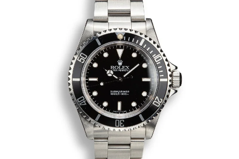 1991 Rolex Submariner 14060 with Box and Papers-Rolex Watch with 200M Water Resistance -