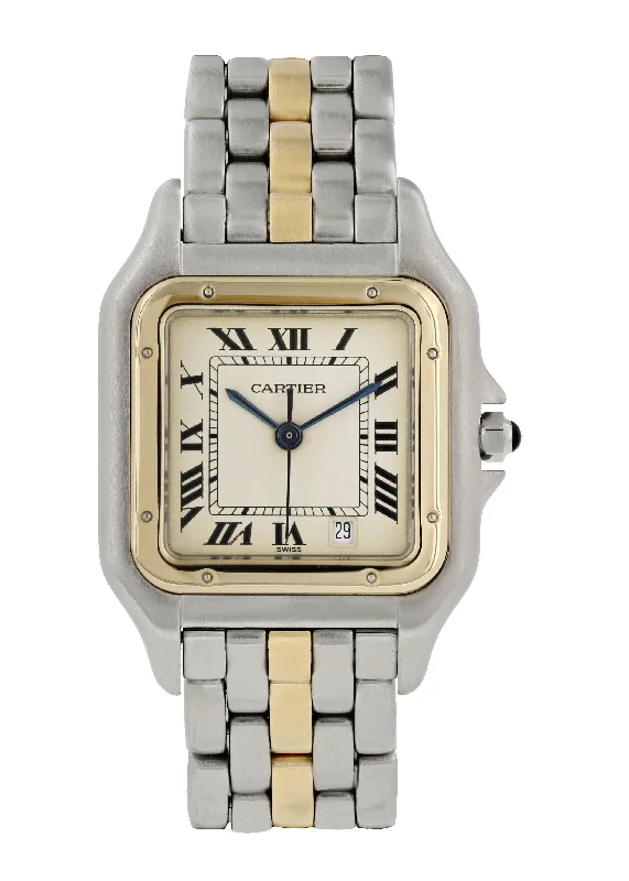 Cartier Panthere 187949 Midsize Ladies Watch-Cartier Watch with Bright Sapphire Dial -