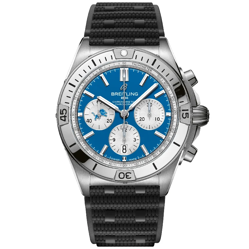 Chronomat B01 42 NFL Detroit Lions Edition AB01342B1CCS1-Breitling Watch for Limited-Edition Collecting -