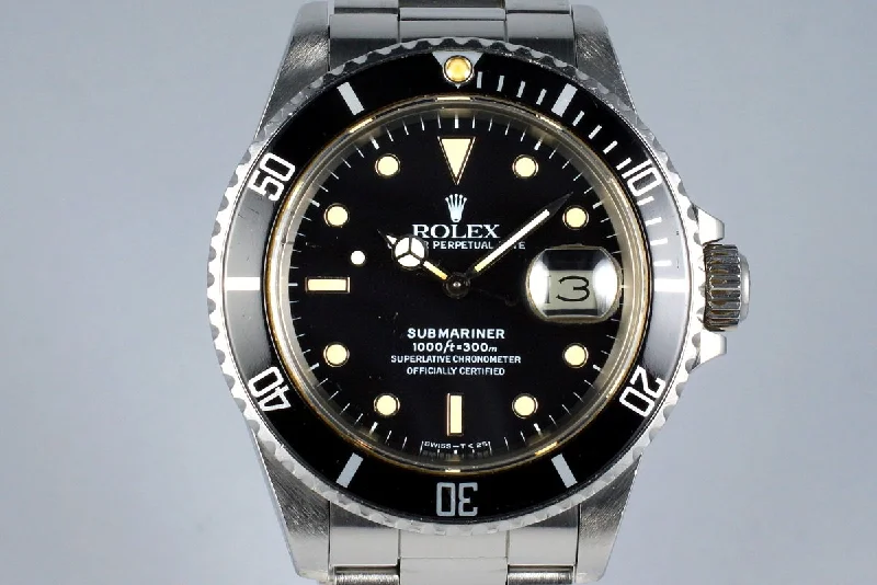 1985 Rolex Submariner 16800-Rolex Watch for Multi-Layered Timekeeping -