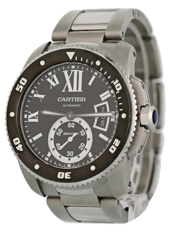 Cartier Calibre De Cartier 3729 / W7100057 Mens Watch Box Papers-Cartier Watch with Swiss Movement -