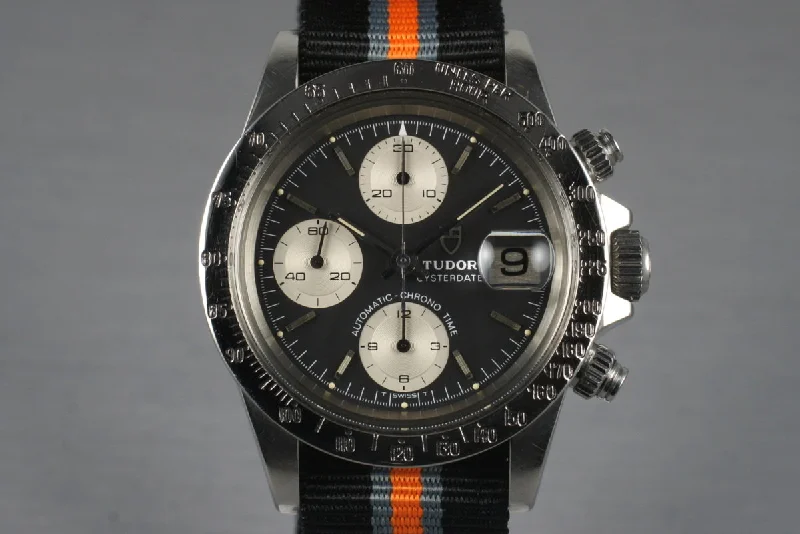 1981 Tudor Chronograph Big Block 94300-Rolex Watch with Tachymeter Function -