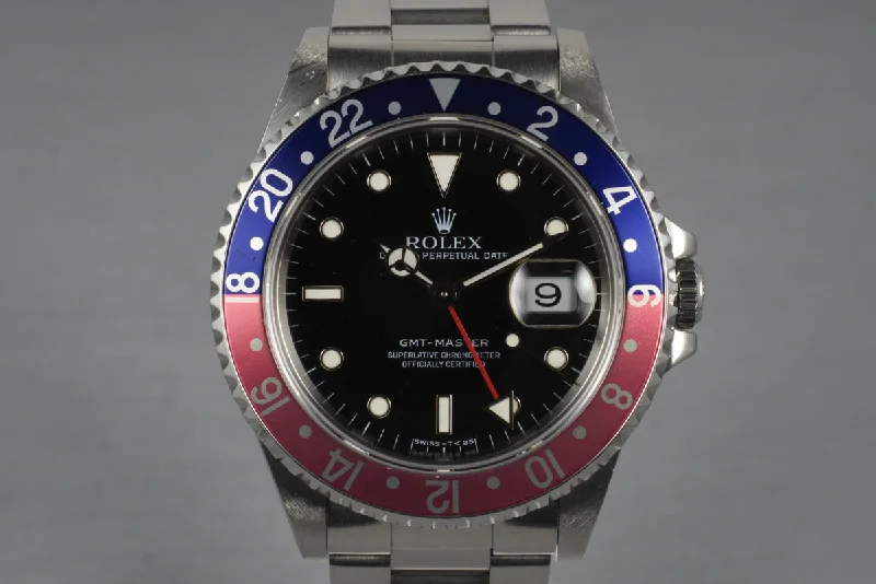 1995 Rolex GMT 16700-Rolex Watch with 24-Hour Function -