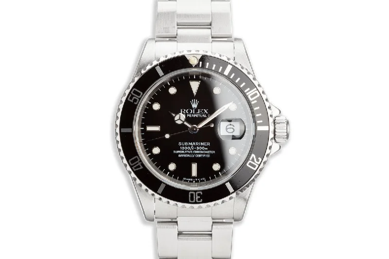 1997 Rolex Submariner 16610 with Box and Papers-Rolex Watch for Limited Edition Collecting -