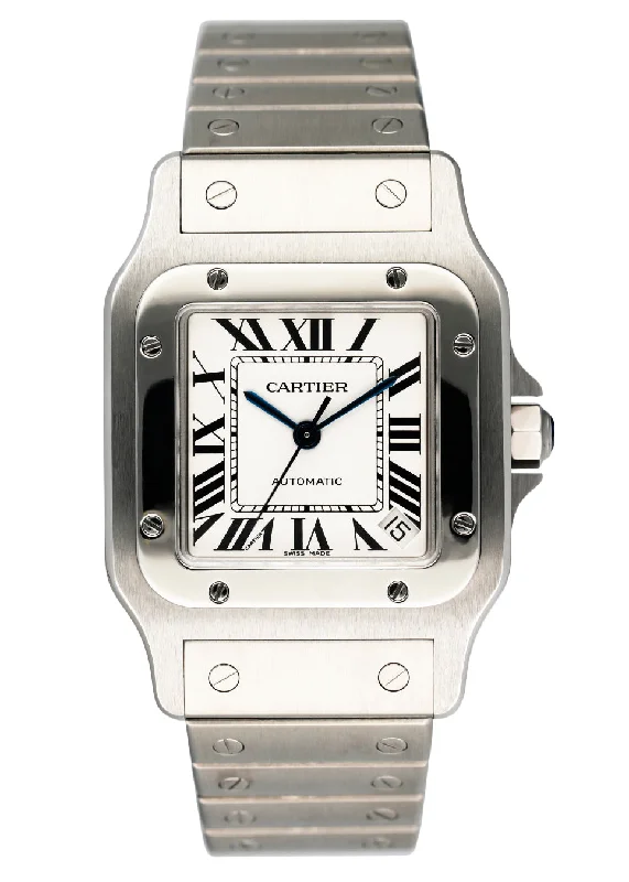 Cartier Santos Galbee W20098D6 Stainless Steel Mens Watch-Cartier Watch for Elite Investors -