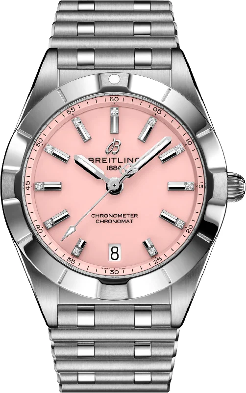 Breitling Chronomat 32 Pink-Breitling Watch with High-End Materials -