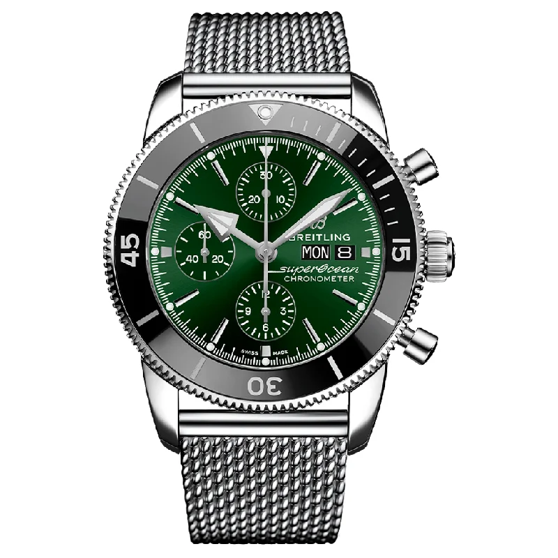 Superocean Heritage Chronograph 44 A13313121L1A1-Breitling Watch with Alligator Leather Strap -