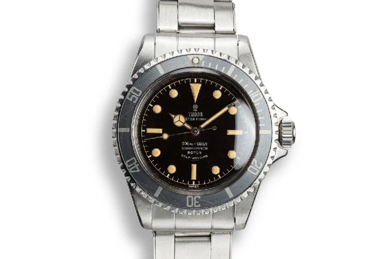 1963 Tudor Pointed Crown Guard Submariner 7928 Underline Dial-Rolex Watch with Professional Diving Features -