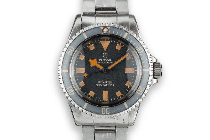 1974 Tudor Snowflake Submariner 7016/0-Rolex Watch with 18k Gold Case -