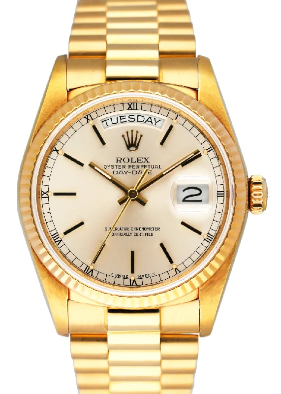 Rolex Day Date 18038 18K Yellow Gold Mens Watch-Rolex Watch for Collectors -