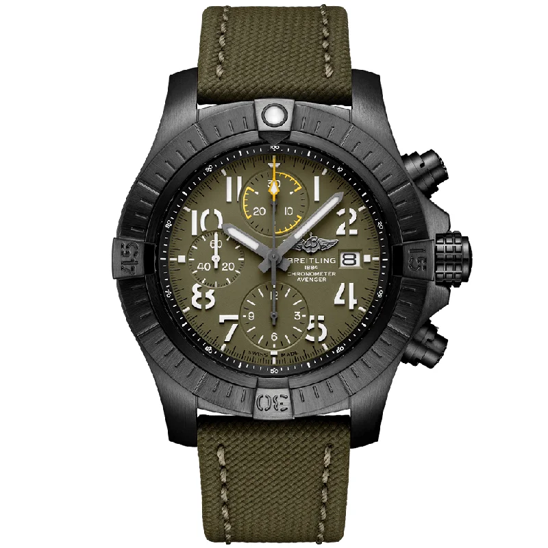 Avenger Chronograph 45 Night Mission V13317101L1X2-Breitling Watch with High-End Materials -