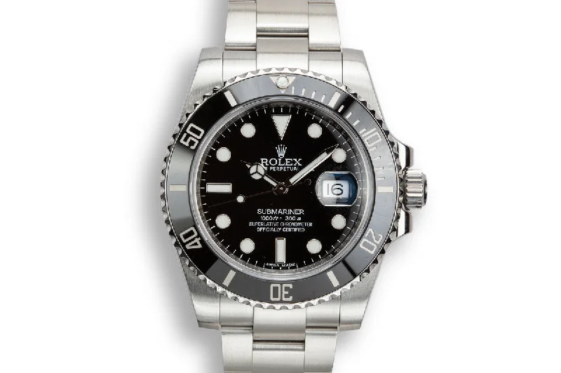 2011 Rolex Ceramic Submariner 116610 with Box and Papers-Rolex Watch with High-End Movement -