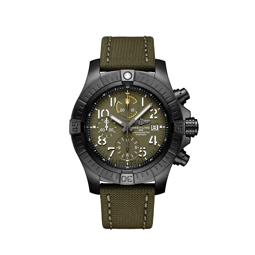 Breitling Avenger Chrongraph DLC Titanium  Men's Watch-Breitling Watch with Elite Chronograph Functions -