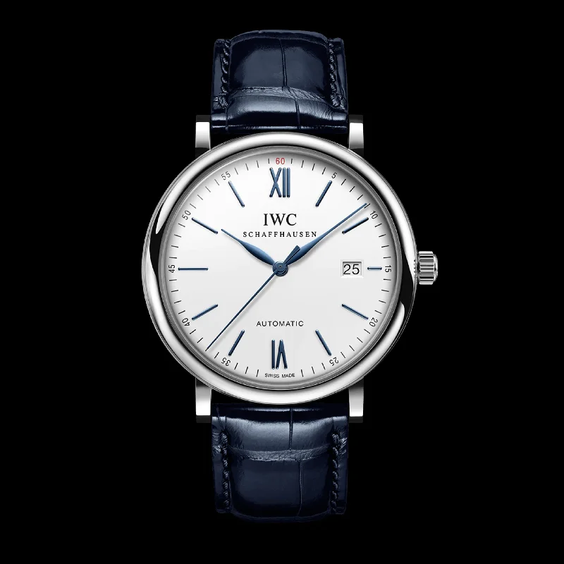 IWC Portofino Automatic Watch, 40mm White Dial, IW356527-IWC Watch for Professionals -