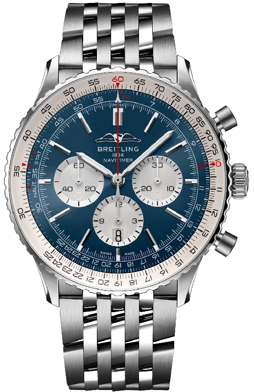 Breitling Navitimer B01 Chronograph 46 Bracelet-Breitling Watch with Multifunctional Chronograph -