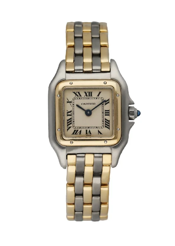 Cartier Panthere 1057917 Three Row Ladies Watch-Cartier Watch with Seamless Timekeeping -