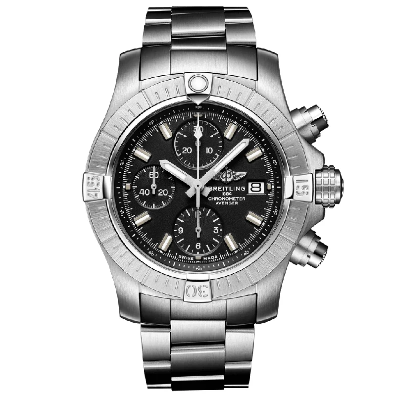 Avenger Chronograph 43 A13385101B1A1-Breitling Watch with Professional Timekeeping -