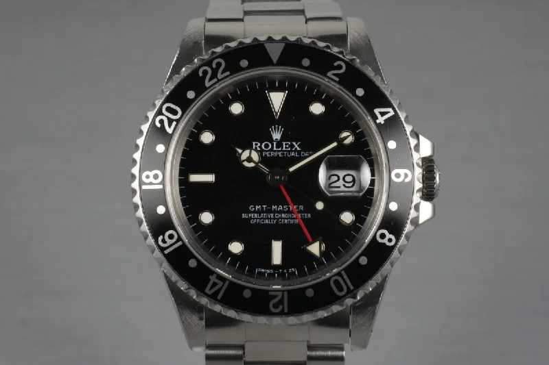 1997 Rolex GMT 16700 with Box and Papers-Rolex Watch for Designer Watch Lovers -