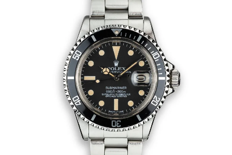 1972 Rolex Submariner 1680-Rolex Watch with Stainless Steel and Ceramic -