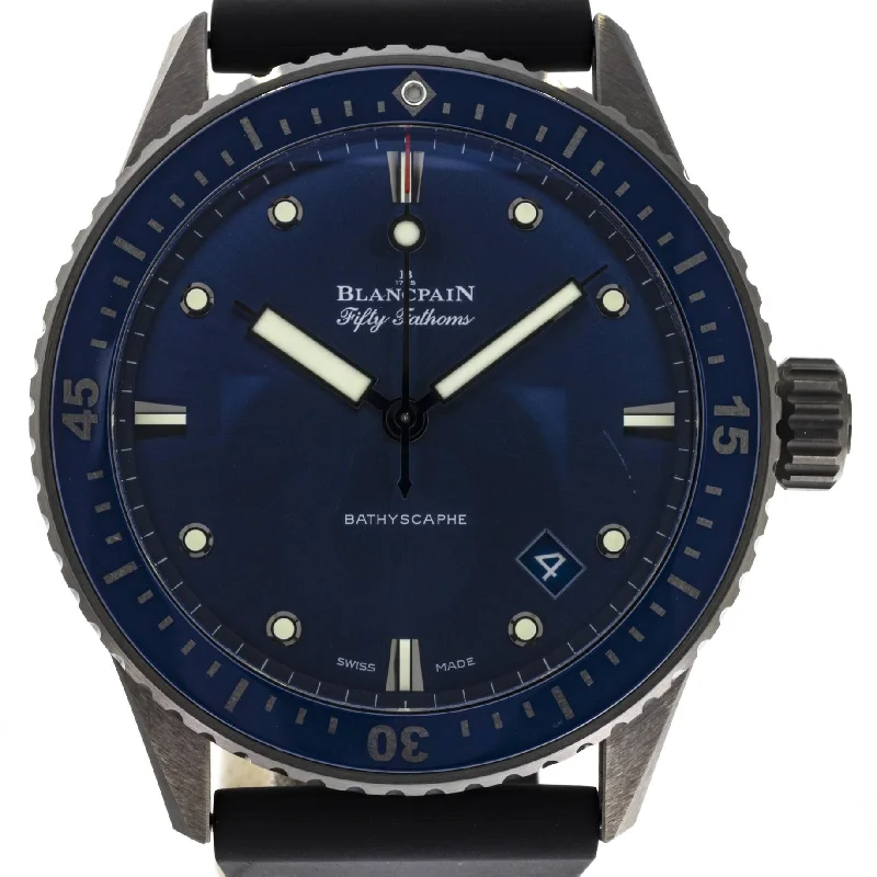 Fifty Fathoms Bathyscaphe Ceramic 5000-0240-052A-IWC Watch with Limited Production