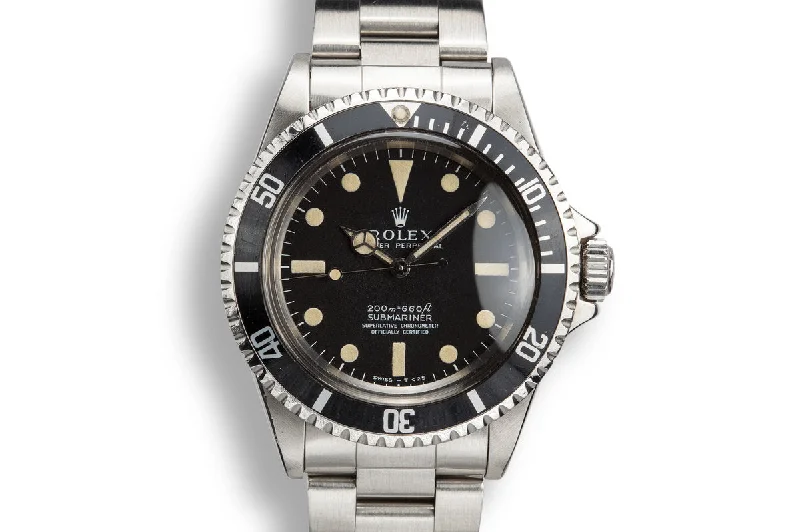 1967 Rolex Submariner 5512  with Meters First Dial-Rolex Watch for Day and Night Use -