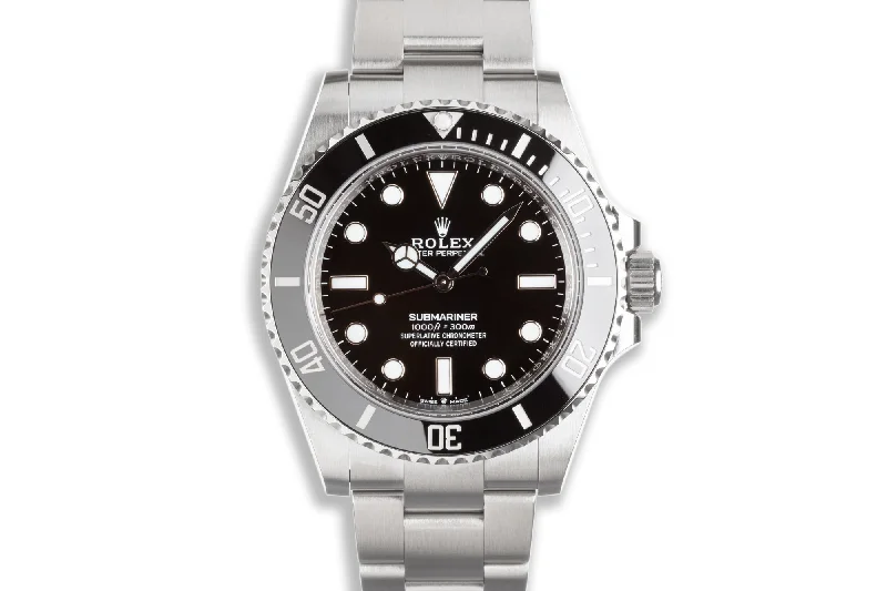 2021 Rolex No Date Ceramic Submariner 124060 41mm with Box & Card-Rolex Watch for Top-Level Investors -