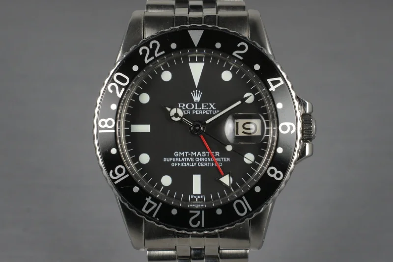 1970 Rolex GMT 1675-Rolex Watch with Automatic Winding -