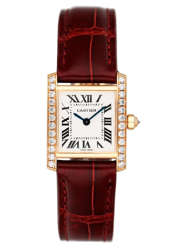 Cartier Tank Francaise WE104531 Diamond Ladies Watch-Cartier Watch with High-End Watchmaking -