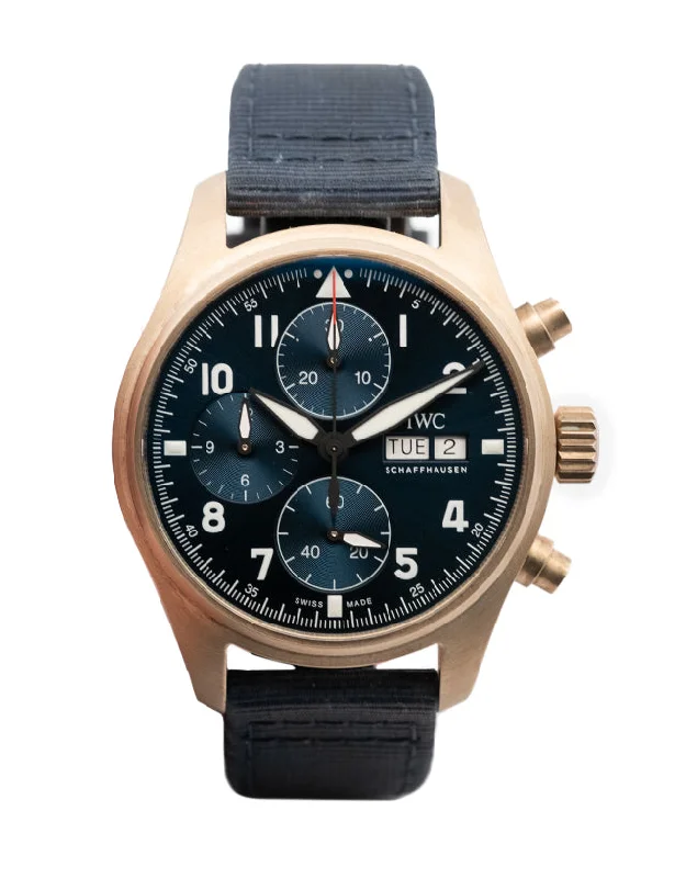 IWC Pilot's Chronograph Sultan of Oman Limited Edition Men's Watch-IWC Watch with Special Edition Markings -