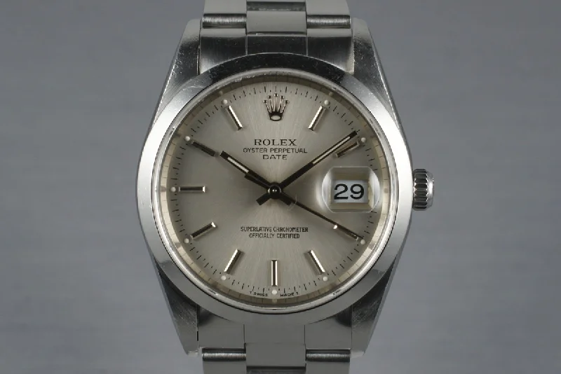 1997 Rolex Date 15200 with Box & Papers-Rolex Watch with Chronograph and Tachymeter -