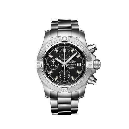 Breitling Avenger Chrongraph Stainless steel  Men's Watch-Breitling Watch with Unique Dial Layout -